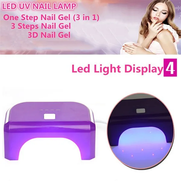 Time-Limited Discount New Top Sales 10s 30s 60s 300s Timers Fast Dry 12W LED Nail Lamp | Красота и здоровье