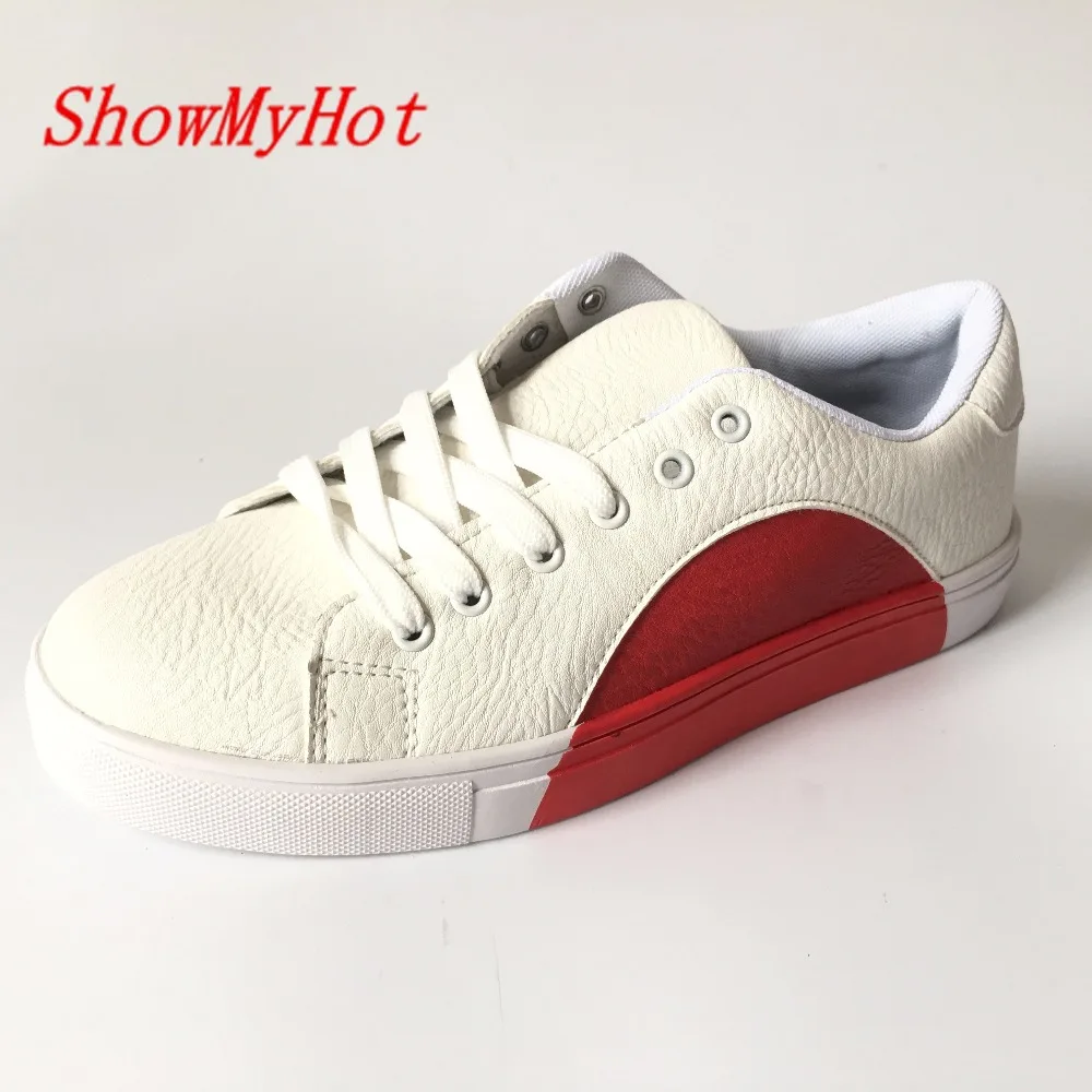 ShowMyHot/Мужская обувь на толстой подошве дышащая однотонная плоской | Обувь