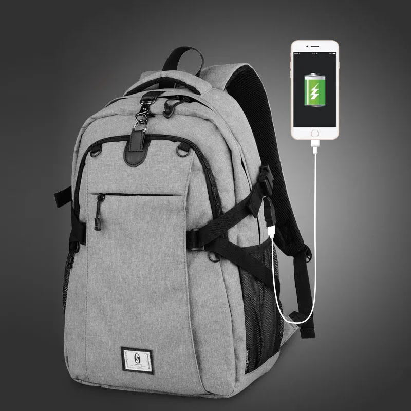 Новинка Оксфорд с usb зарядным портом спортивная сумка для мужчин открытый S порт альпинистский рюкзак подростковый школьный футбольный мяч спортивная сумка