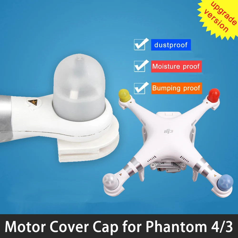 4 шт. Пыленепроницаемая Крышка для двигателя защитная оболочка DJI Phantom 3 22/23 серия