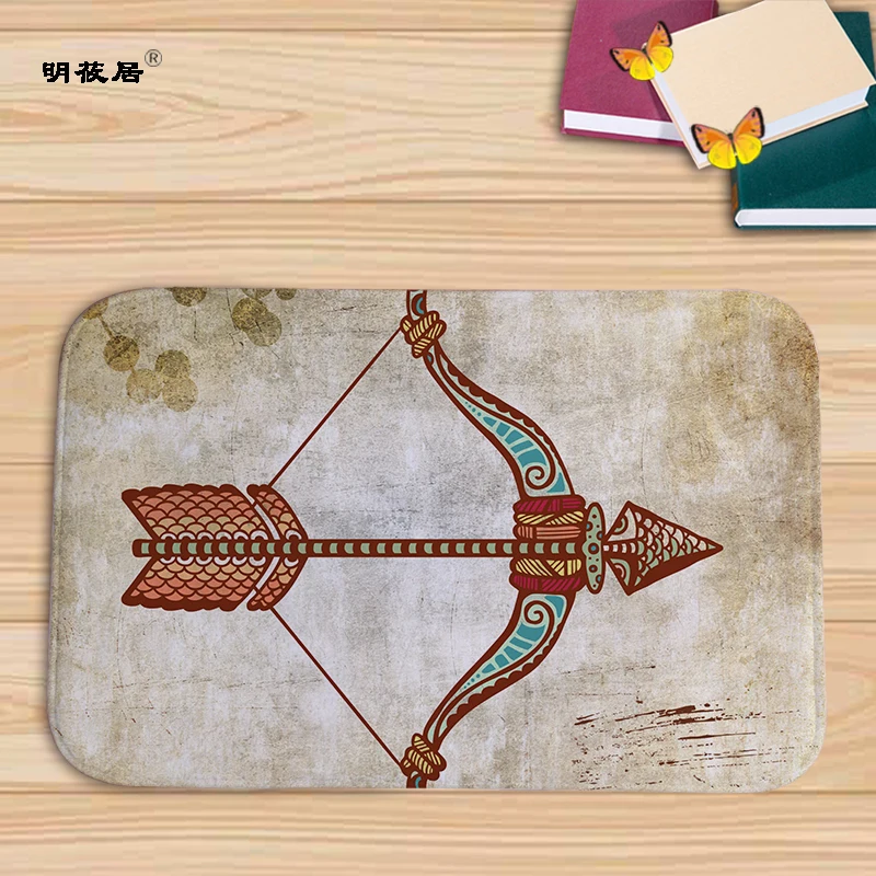 2018 New Arrive Door Mats for Entrance 12 constellations Pattern Carpets Living Room Dust Proof Mat Home Decor 40x60cm anti-sli[ | Дом и сад
