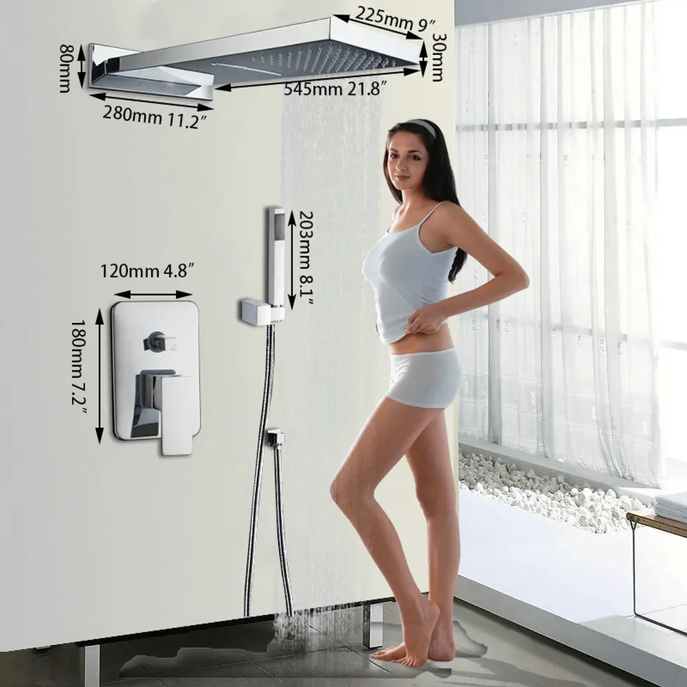Chrome Shower Set Monite Золотая полированная Ванная комната насадка для душа ручная насадка для душа кран для душа спрей для дождевых струй кран два фуция смеситель для душа кран - Цвет: Chrome Shower Set