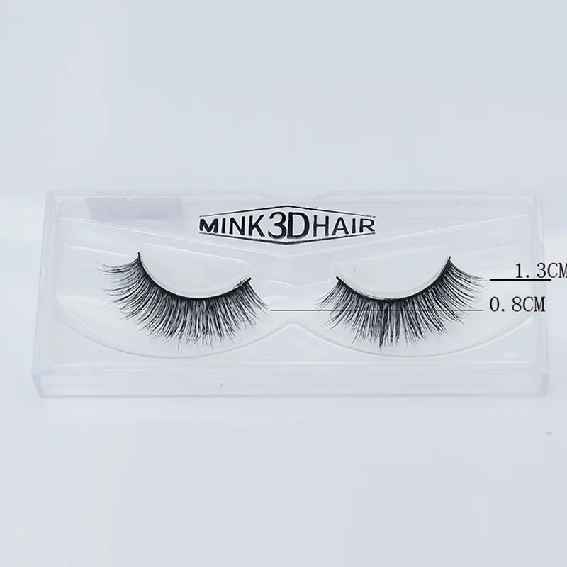 3 pairs D20 3 пары детских хлопковых утепленных колготок на 3D норковые накладные ресницы норковые ресницы плотного натурального крест ручной работы не тестировалось на Поддельные ресницы удлинение ресниц C79 - Длина: 3 pairs D20