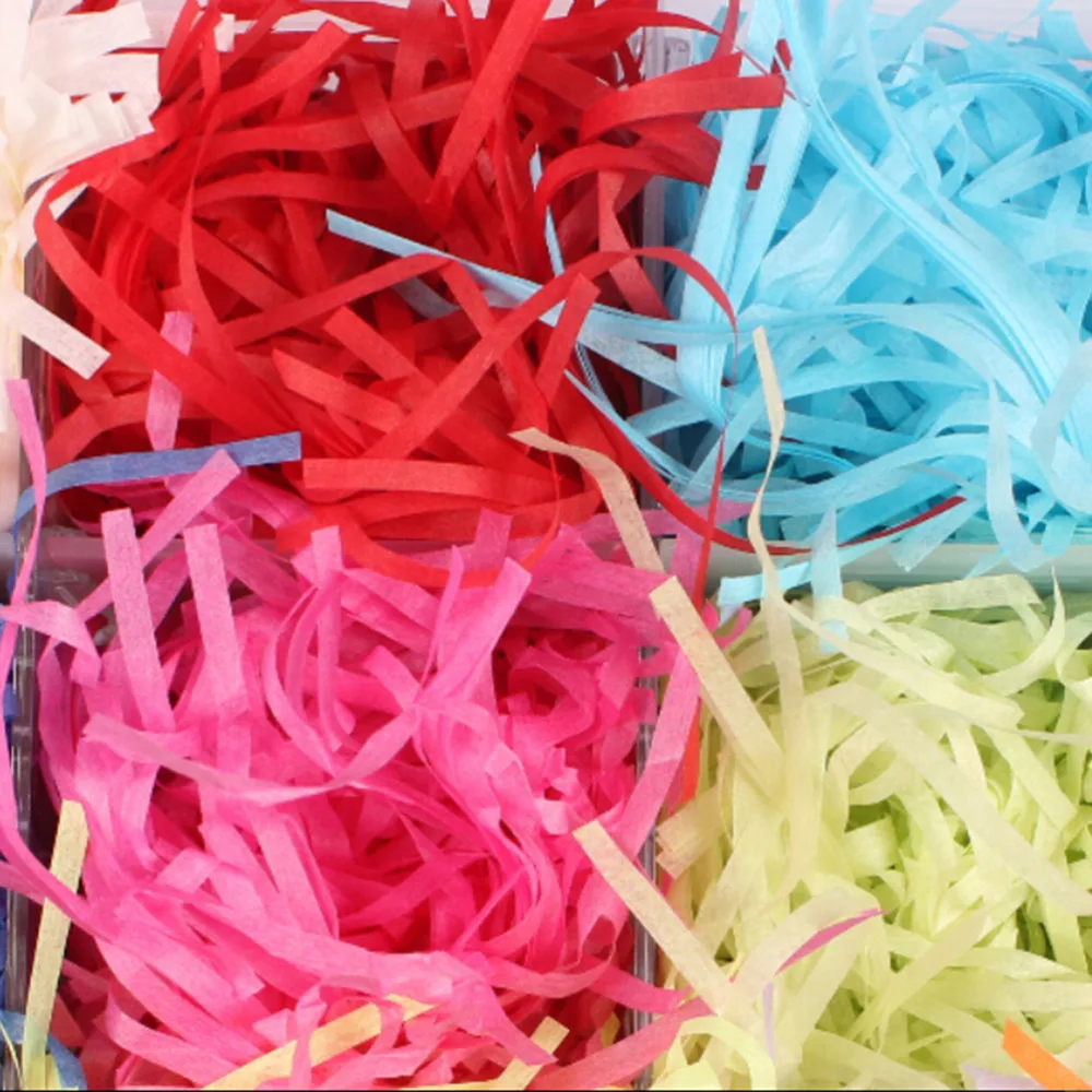 20 г/пакет измельченная бумажная рафия конфетти сделай сам сухая соломенная