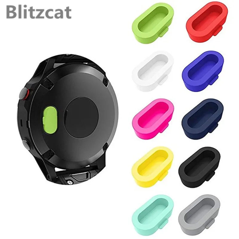 NEW 10Pcs Silicone Charger Port Cover Protector Anti Dust Plug Case For Garmin Vivoactive 3 Forerunner 245 945 935 Fenix 5