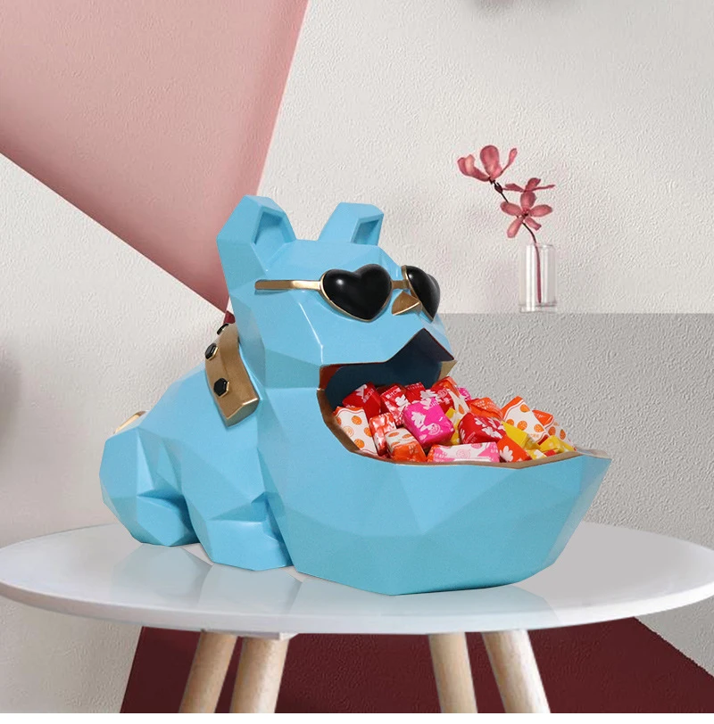 Аксессуары для украшения дома, 3D статуэтка, статуя собаки, коробка для хранения, Настольная скульптура, Декор для дома, украшение для свадебной вечеринки