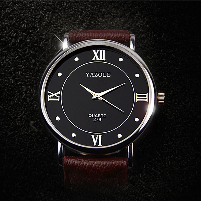 

2020 Yazole Watch Leather Belt Men Watch Business Models Wild Fashion Simple Quartz Watches Relojes Hombre Relogio Masculino