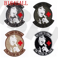 embroidery patch medical rescue the louder you scream the faster we come morale tactics military