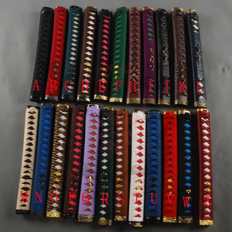 Высококачественная Изысканная ручка Tsuka для японского меча катана Rayskin и высококачественная Fuchi Kashira хорошая