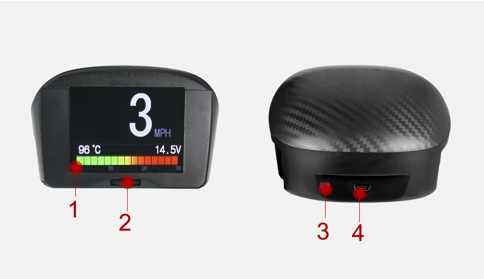 X50 Plus автомобильный HUD Дисплей OBD2 цифровой спидометр одометр темп напряжение 12 В автоматический диагностический сканер инструмент