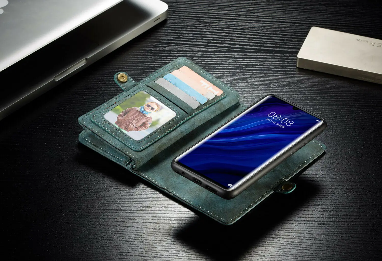 Для samsung A20 A30 A40 A50 A70 A80 чехол на молнии кошелек Роскошный PU кожаный Магнитный съемный флип-Обложка portefeuille Etuis