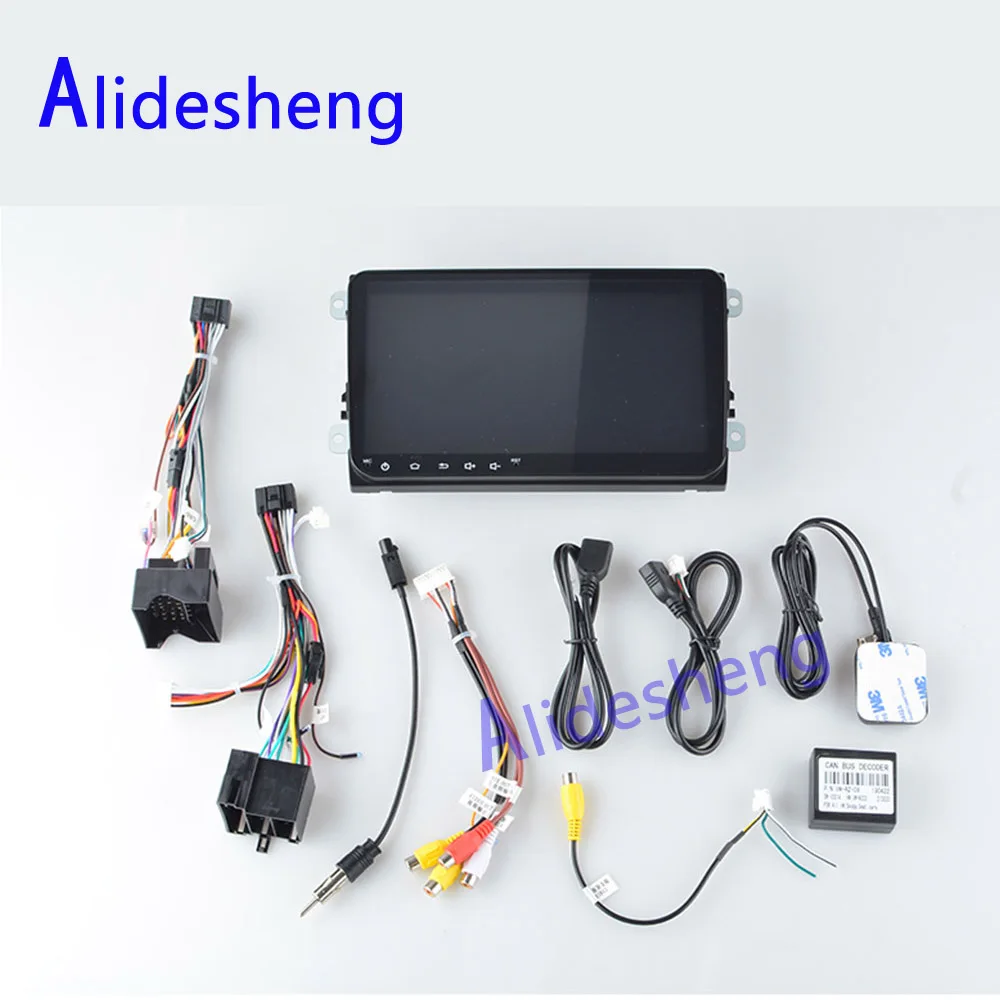 Автомобильный мультимедийный плеер Android 8 1 GPS 2 Din стерео для Volkswagen VW POLO Amarok PASSAT B6 Golf