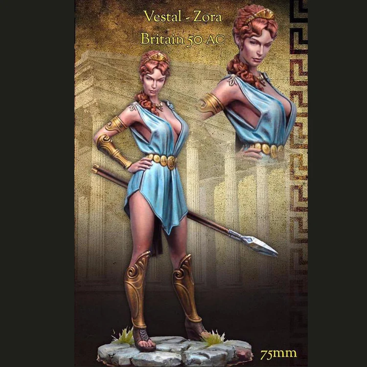 1/24 Zora набор из римской смолы фигурка GK без покрытия цвета | Игрушки и хобби
