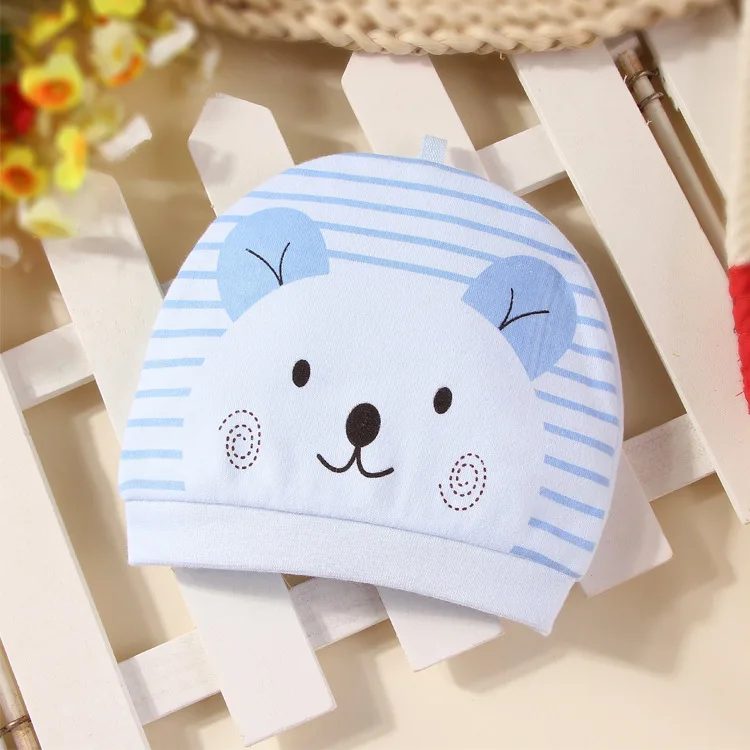 Шапка для новорожденных из 100% хлопка в наличии 3 цвета | Детская одежда и обувь