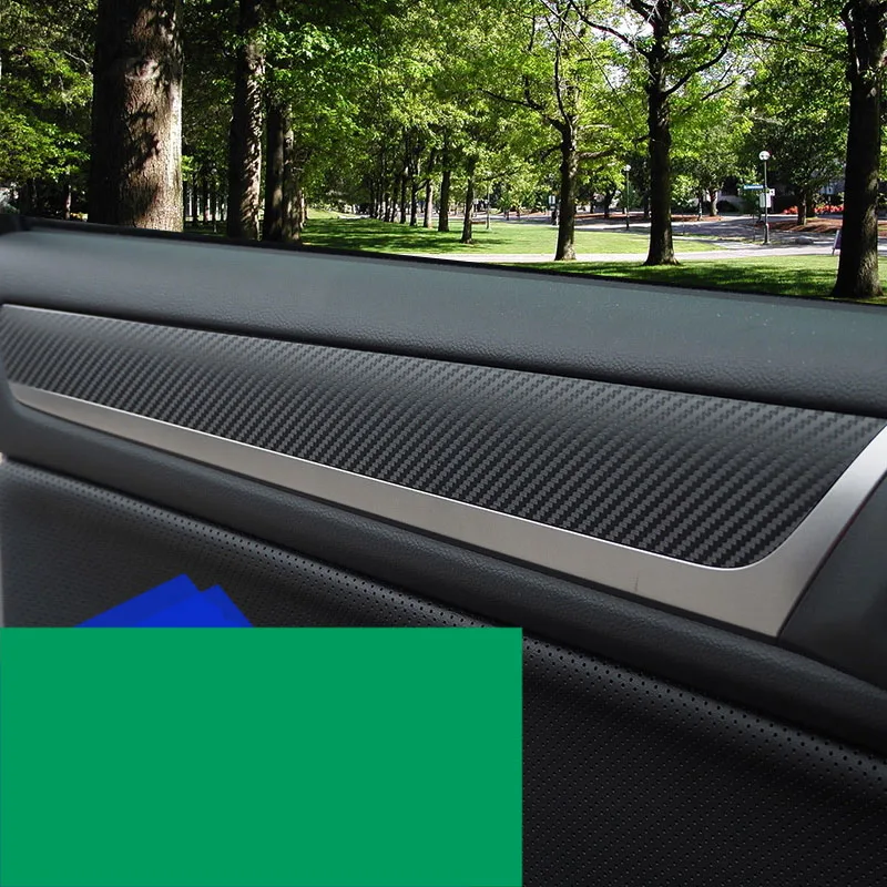 

lsrtw2017 carbon fiber film car interior dashboard sticker door armrest sticker for subaru outback 2015 2016 2017 2018 2019