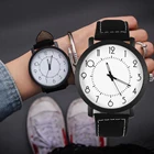 Модные роскошные часы с имитацией древесины, мужские и женские Простые повседневные кожаные часы, мужские часы, спортивные кварцевые наручные часы для пар