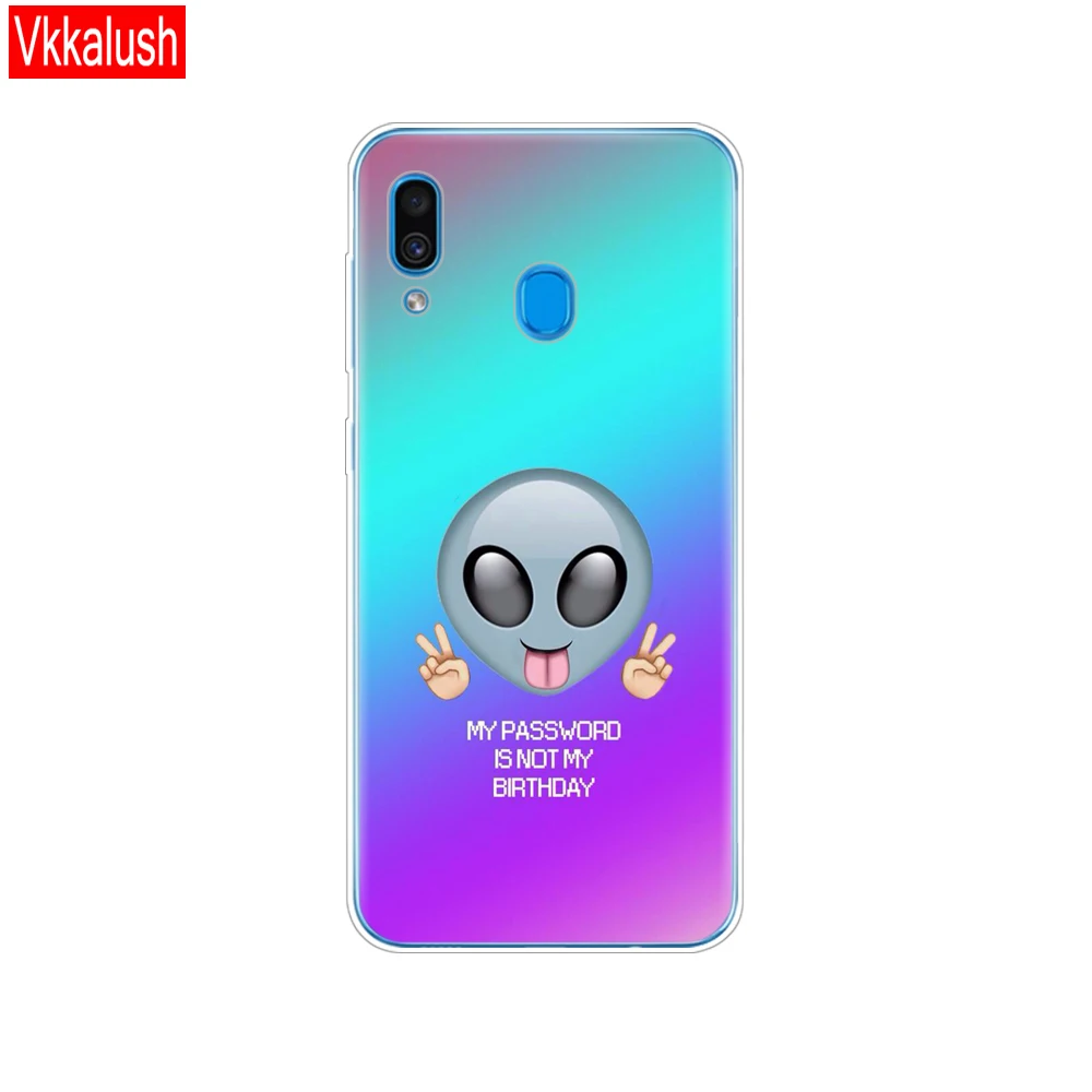 80213 Чехол для samsung Galaxy A20 чехол A20E Силиконовая задняя крышка для samsung A20 A 20 A205F A20E A202F Мягкий противоударный чехол - Цвет: 80213