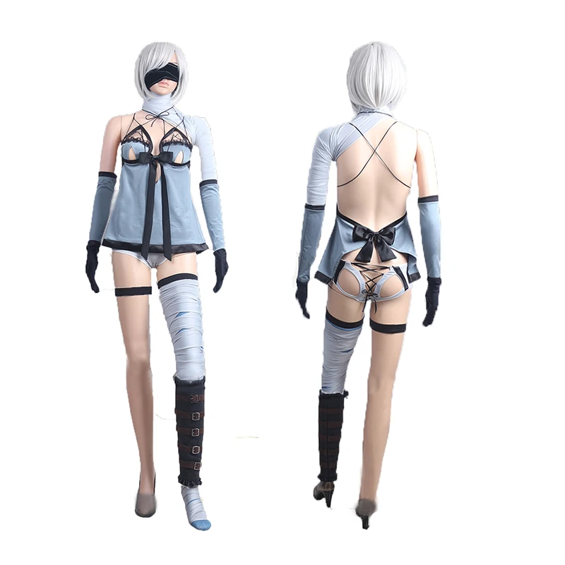 NieR Automata 2b костюм DLC новая версия Йорга № 2 Тип B 2B Косплей Костюм для взрослых полный комплект
