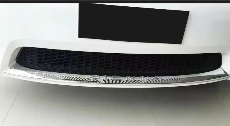 Lsrtw2017 автомобильный Стайлинг автомобиля отделка переднего бампера хром для toyota sienna 2011 2012 2012 XL30