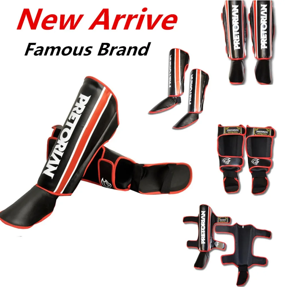 Pretorian Профессиональный Грант бокс Ticken Shinguards Greaves подъем мма ноги Муай Тай близнецы перчатки Боевые мужские защитные щитки Mma