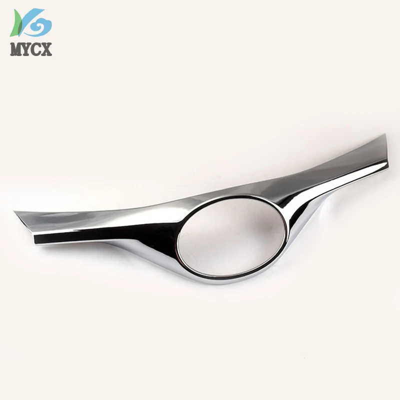 Углеродное волокно Хром ABS автомобиль передняя решетка верхняя крышка с