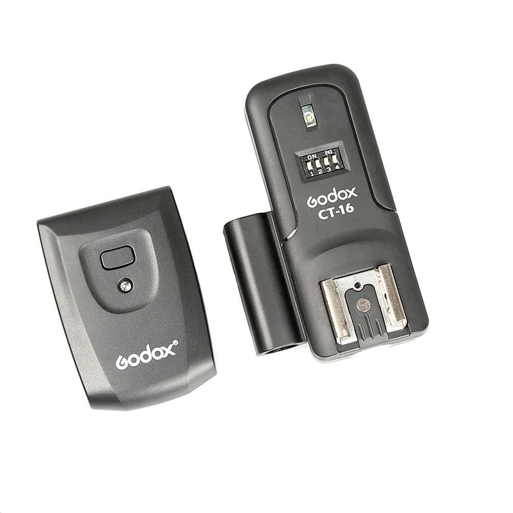 Godox CT-16 16 каналов беспроводной радиосинхронизатор вспышки передатчик + приемник