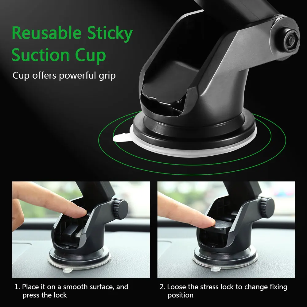 kisscase windshield gravity sucker phone holder car for iphone 7 xs max 12 pro max 8 car phone holder stand support telephone free global shipping