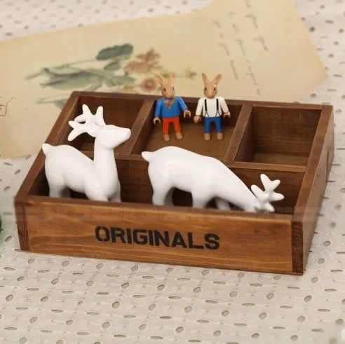 Do Old Boxes Чехол-держатель деревянные поделки сундуки с сокровищами винтажные Ретро