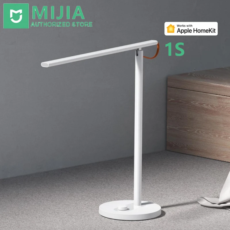 Новейшая модель; Xiaomi светодиодные настольные лампы 1s Mijia интеллектуальный пульт дистанционного управления Управление 4 светильник ing режимов с функцией регулируемого светильник с лампой Mijia HomeKit приложение