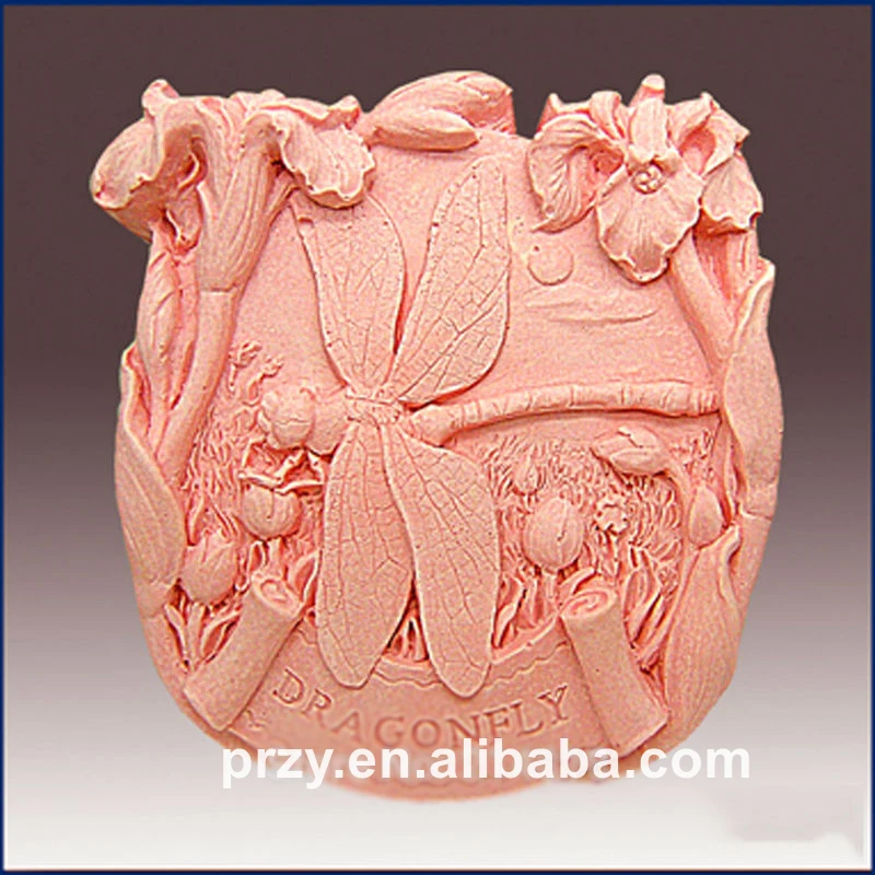 Сделай Сам садовый стрекоза пищевой ручной работы силиконовая форма для мыла