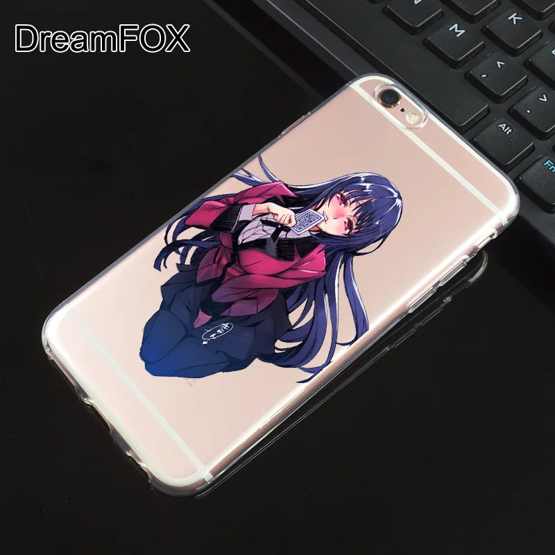 M518 Kakegurui Мягкий ТПУ силиконовый чехол для Apple iPhone 11 Pro XR XS Max 8X7 6 6S Plus 5 5S SE 5C 4 4S |