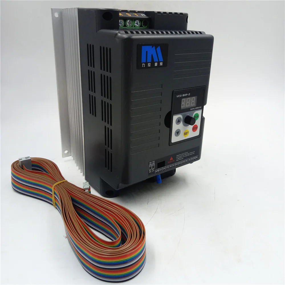 Частотный инвертор переменного тока токарный станок VFD 7.5KW 10HP контроль скорости