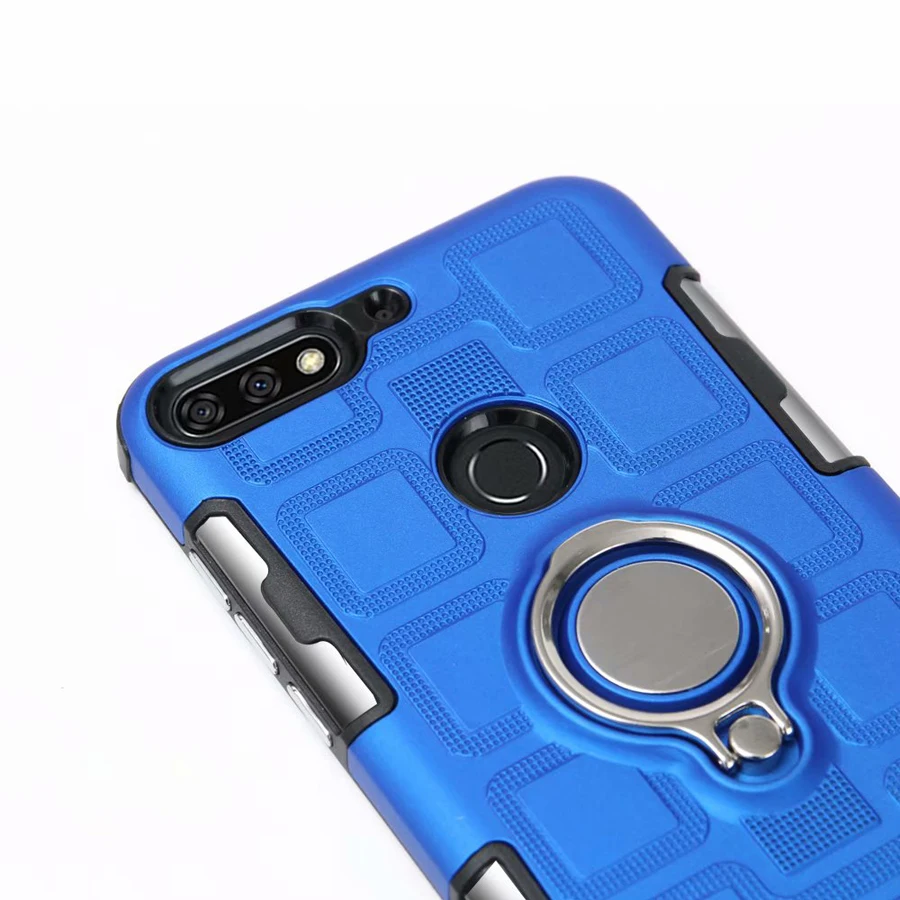 Ударопрочный чехол для Huawei Y7 2018 силиконовый бронированный телефона Prime Роскошный