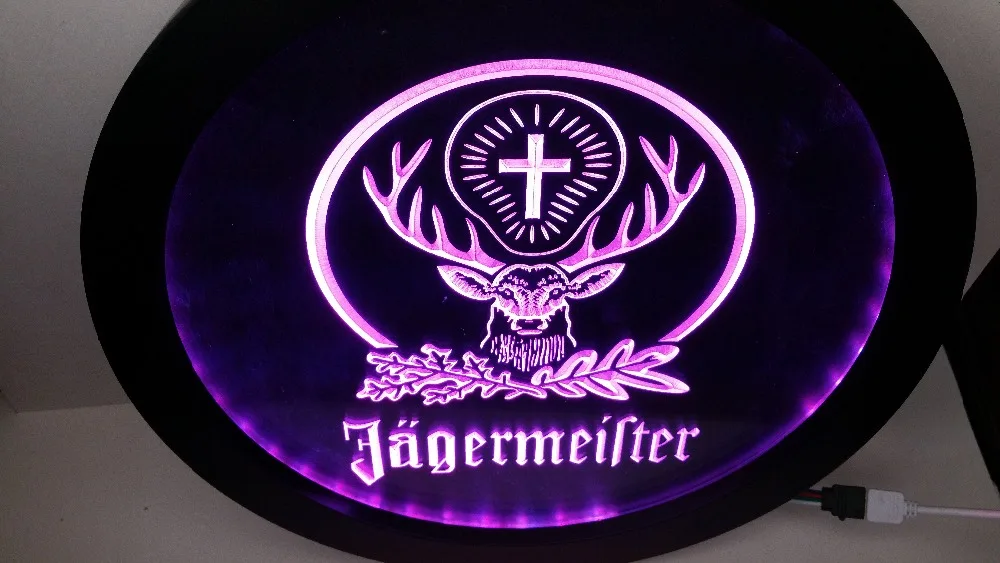 B 10 Jagermeister голова оленя RGB светодиодный мульти Цвет беспроводного управления