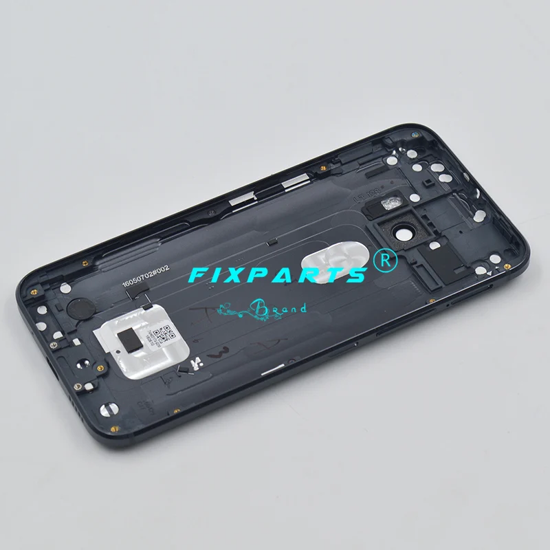 Новая Черная задняя крышка батарейного отсека для HTC M10 Reas + кнопка включения и