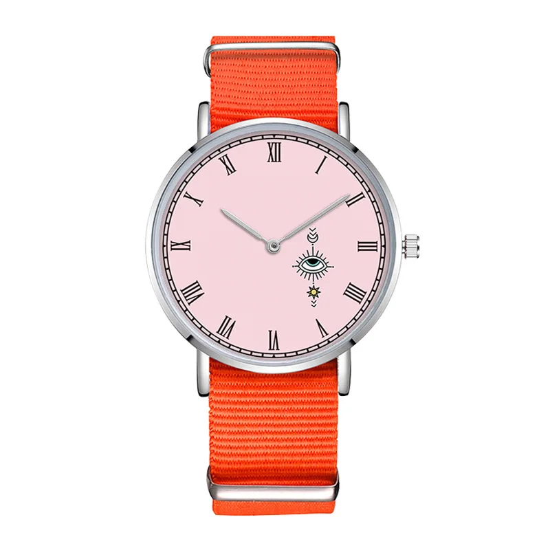 Розе Gezicht Horloge фантазии Ontwerp Voor Meisjes подарок нейлон группа Horloges Vrouw Relojes