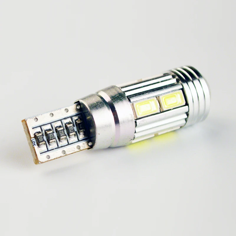 Flytop 1 x T10 10SMD CANBUS 5630 SMD 194 W5W светодиодный автомобильный светильник без ошибок