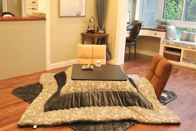 4 шт./компл.) ножки стола Foldabe японский набор Kotatsu стол обогреватель футон Гостиная мебель Реверсивный топ с подогревом складной стол