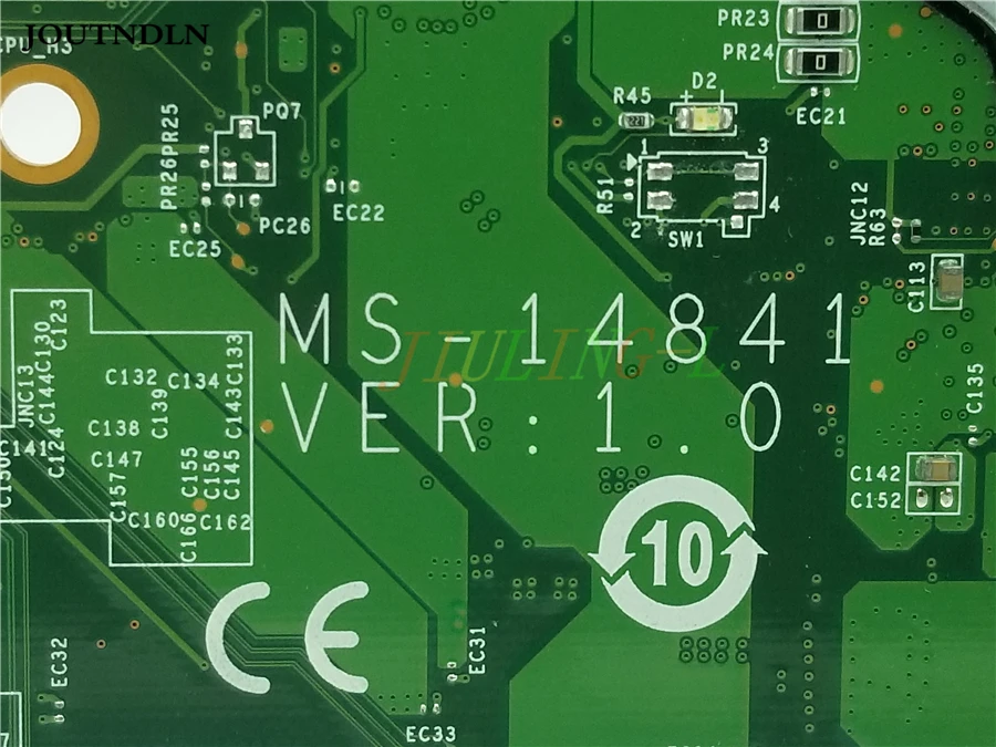 JOUTNDLN для MSI MS-14841 материнская плата ноутбука hm65 MS-1484 REV 1 0 DDR3 | Компьютеры и офис