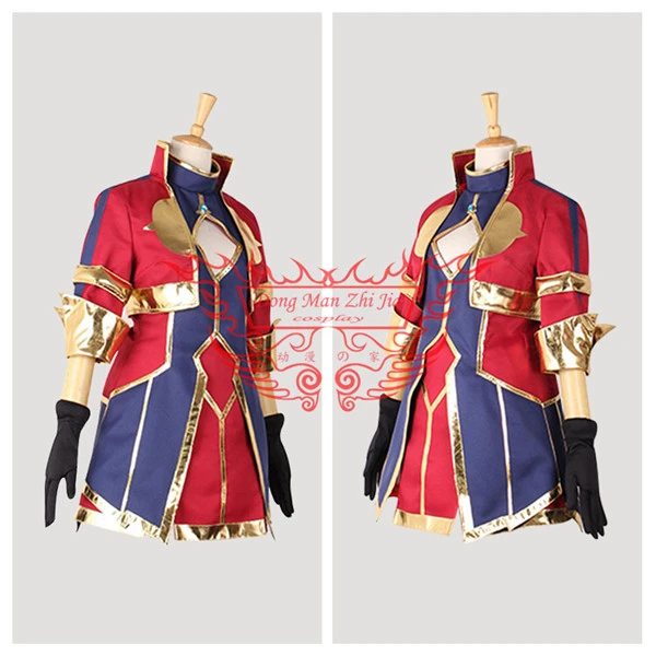 Лидер продаж новый костюм для косплея Fate/Apocrypha Selesia Upitiria пальто + перчатки крутой