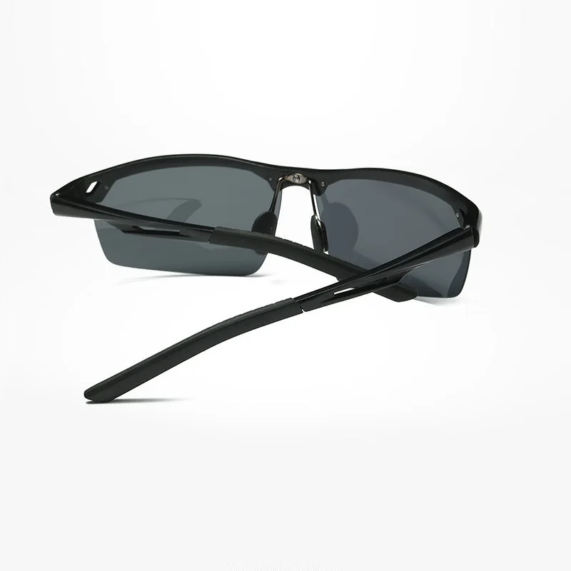 Мужские солнцезащитные очки с алюминиевым магнитом поляризационные спортивные