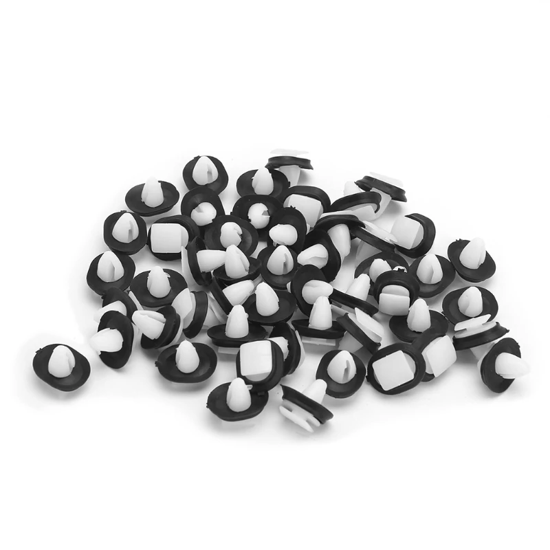 

New 50 PcsVehicle Car Exterior Side Moulding Bumpstrip Lower Door Trim Clips For Fiat Ducato Auto Car Accessories