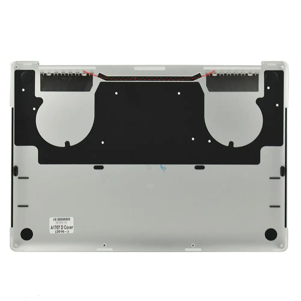 QH GZEELE New For Macbook Pro Retina 15&quot Touch Bar A1707 Lower Bottom Case Cover Late 2016 2017 silver color | Компьютеры и офис
