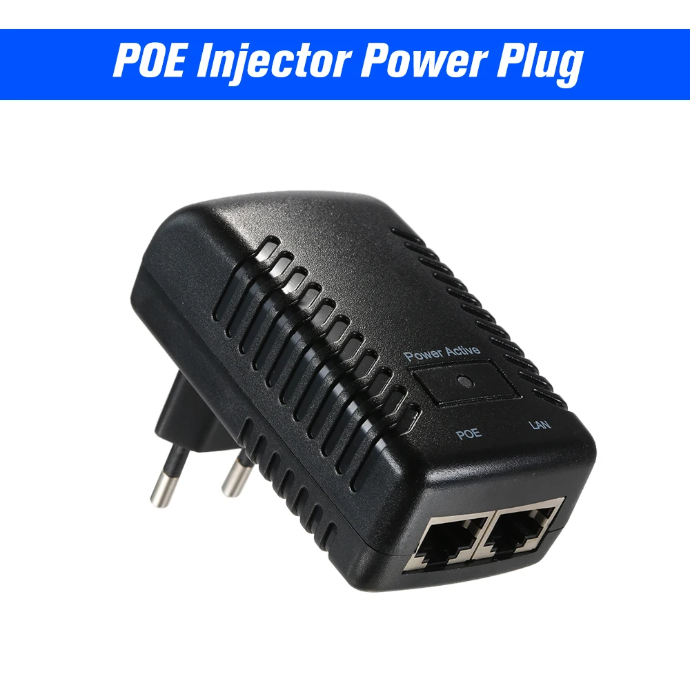 POE инжектор Ethernet блок питания адаптер совместимый W/T IEEE802.3af для ip-камеры IP телефон беспроводной AP 100m передачи