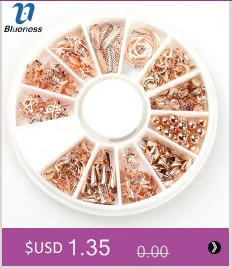 10 шт./Партия DIY Drop White Rhinestone Дизайн ногтей украшения серебряный сплав для маникюра аксессуары ногтевые украшения TN2013
