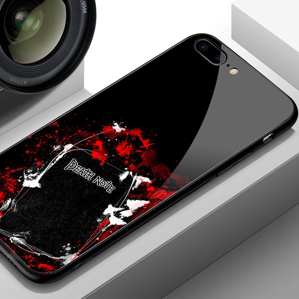 FinderCase для iphone XS Max чехол Death Note стекло жесткая задняя крышка iPhone 6 plus 6s 8 7 X XR MAX 11 pro