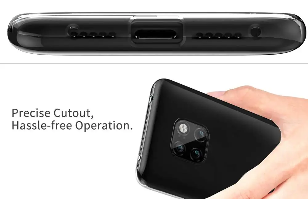 Устойчивый к царапинам Прозрачный ТПУ бампер Защитная крышка для huawei mate 20 Pro RS