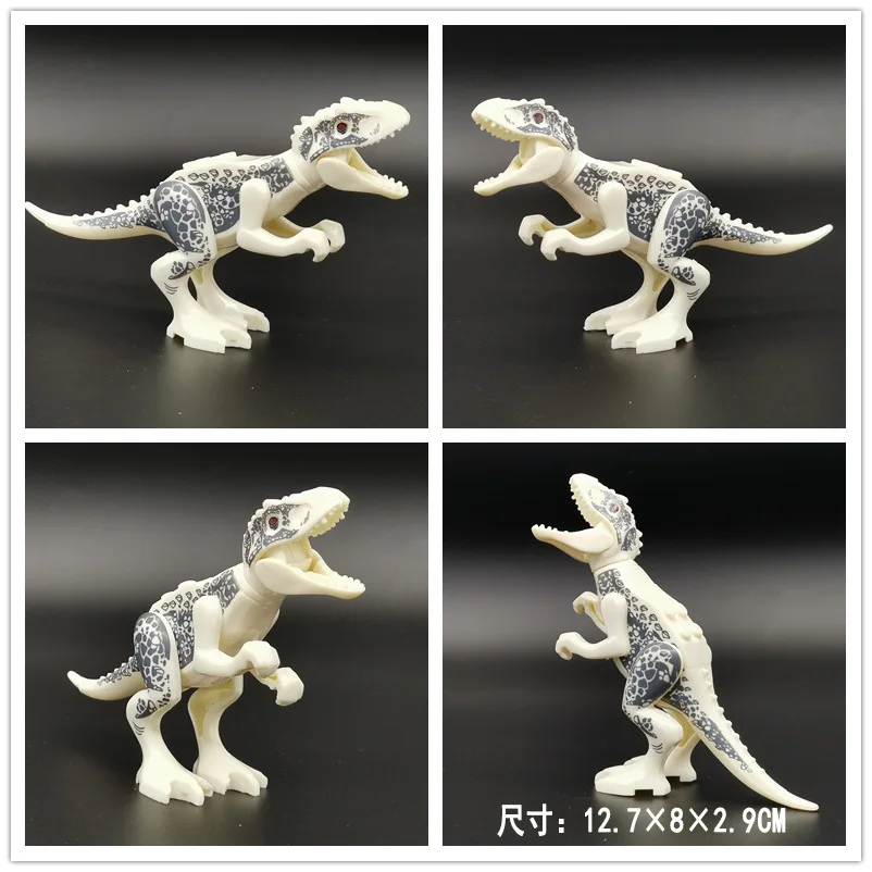 11 Assemble Building Blocks Dinosaur World Pterosaurs Tyrannosaurus Models Toys for Children Birthday Gift Compatible Animal Blocks - Цвет: 11