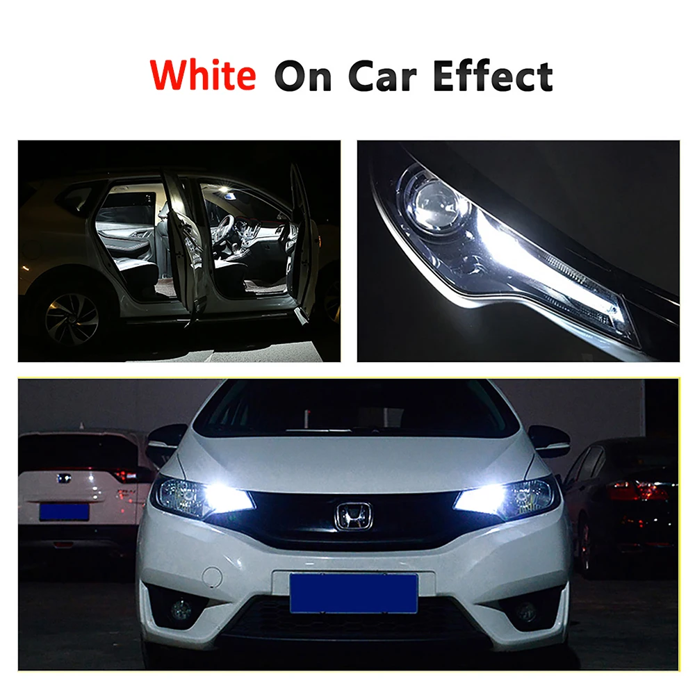 Автомобильные светодиодсветодиодный габаритные огни T10 W5W Canbus для Audi A3 8P 8L A6 4F C5 C6
