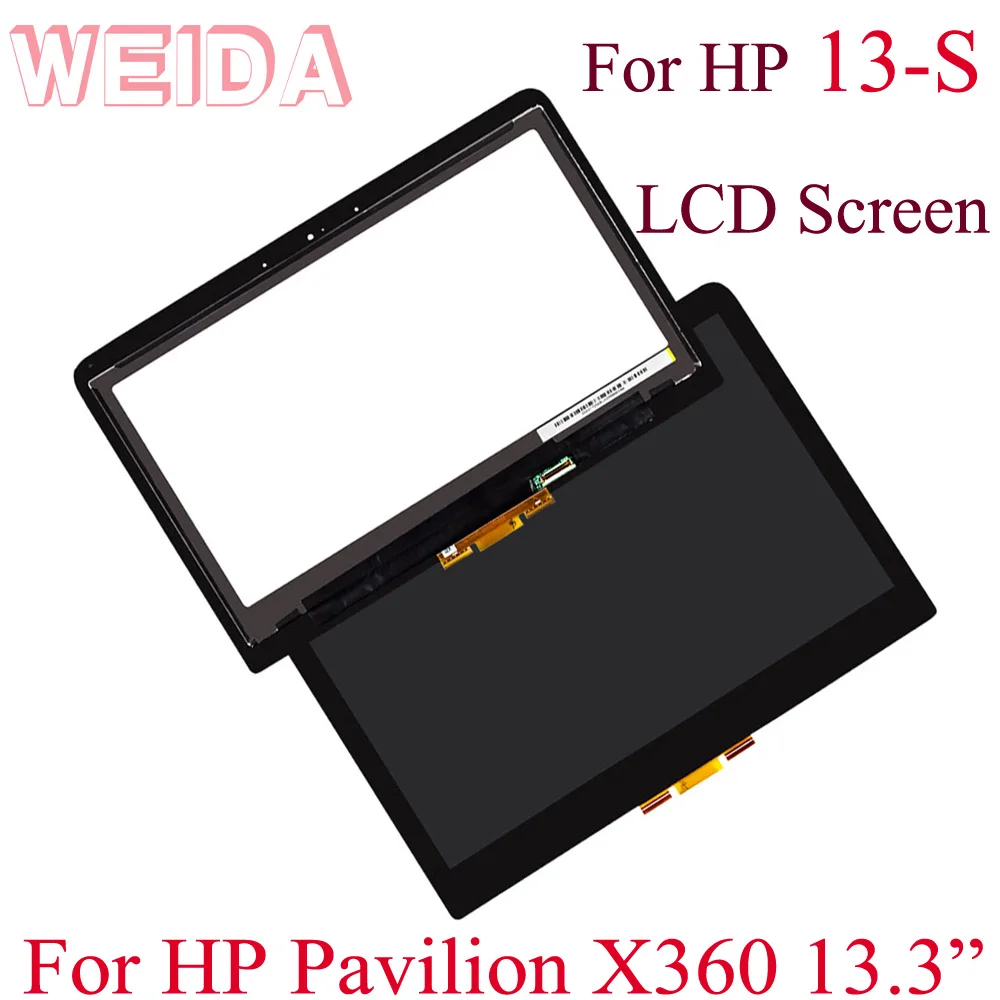 WEIDA сенсорный дигитайзер Замена для HP Pavilion X360 13S 13 S серии экран 3 дюйма s056nw